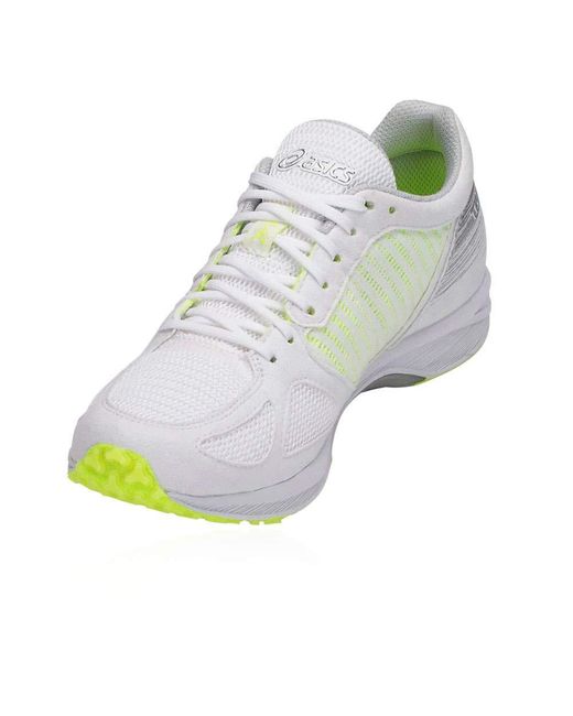 Asics Synthetic Tartherzeal 6 Lightweight Speed Running Shoes  White/silver/safety Yellow - Save 11% | Lyst UK