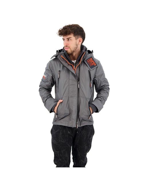 Superdry Gray Windcheater Jacket for men