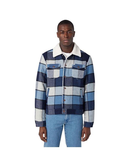 Wrangler wool shop trucker jacket