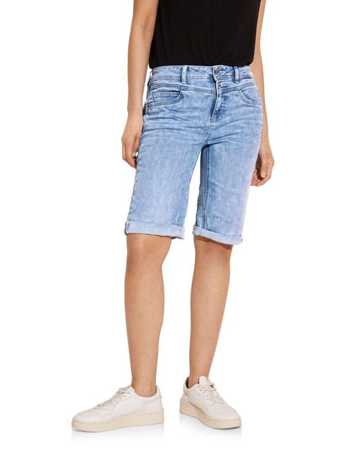 Street One Blue Casual Fit Jeans Shorts