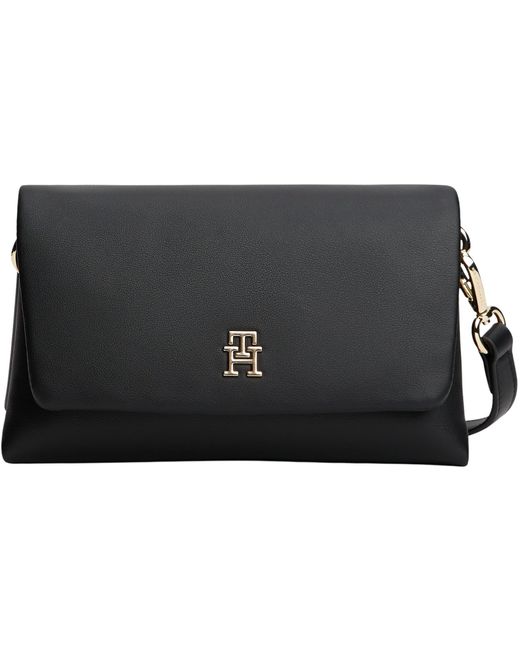 TH Modern ESS Mini Crossover Aw0aw17698 Tommy Hilfiger de color Black
