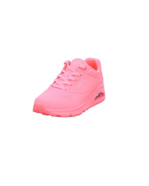Uno, Zapatillas Mujer, Coral Durabuck Mesh, 35 EU Skechers de color Pink