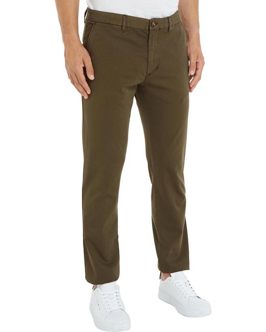 Chinos Stretch Tommy Hilfiger pour homme en coloris Green