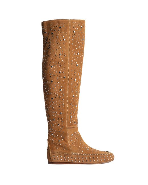 Bottes hautes en daim pour femme SWCT00791 Zadig & Voltaire en coloris Brown