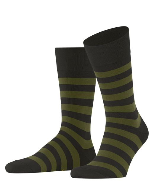 Falke Socken Sensitive Mapped Line M So Baumwolle mit Komfortbund 1 Paar in Green für Herren