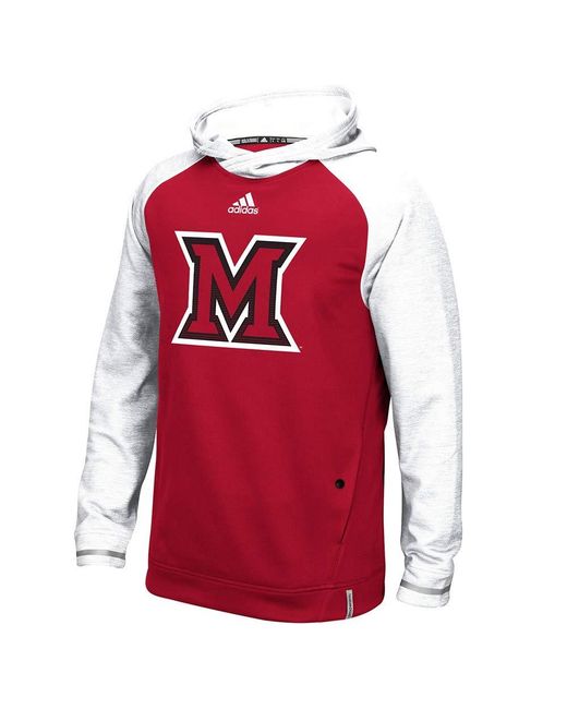 Miami Redhawks NCAA Red Sideline Climawarm Performance Player Sweat à  capuche pour homme adidas pour homme | Lyst