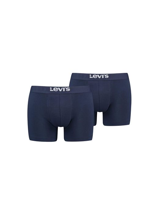 Solid Basic Boxer di Levi's in Blue da Uomo