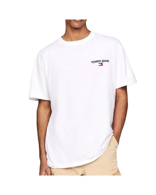 White Tommy Jeans Tommy Hilfiger T Shirt Wit Tommy Hilfiger White