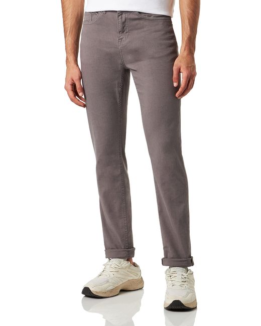 Slim 5 Bolsillos Color Pantalones Springfield de hombre de color Gray