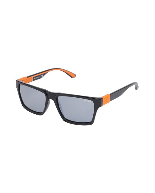 Superdry Black Sdr 90's Bevel Sunglasses for men