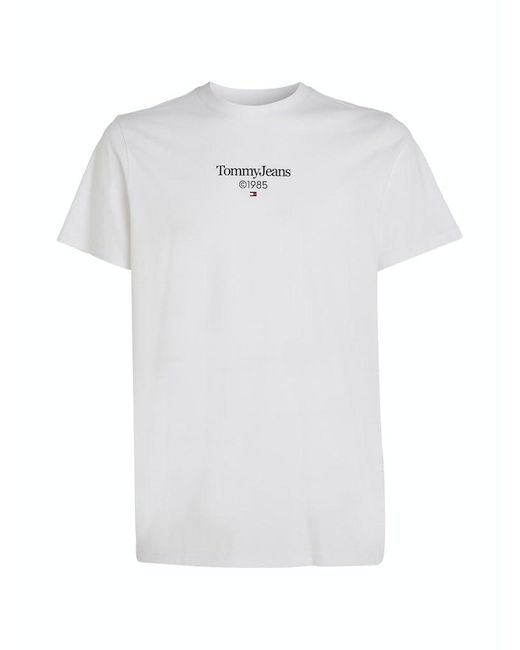Tommy Hilfiger White Short-sleeve T-shirt Slim Crew Neck for men