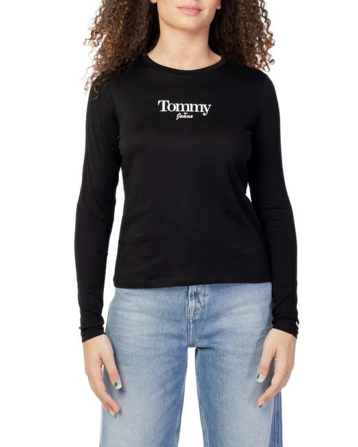 Tommy hilfiger t shirt women's black 2025