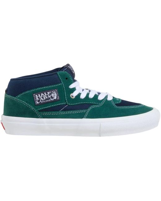 Vans Black Skate Half CAB Schuh 2025 Tartan Blue/Green