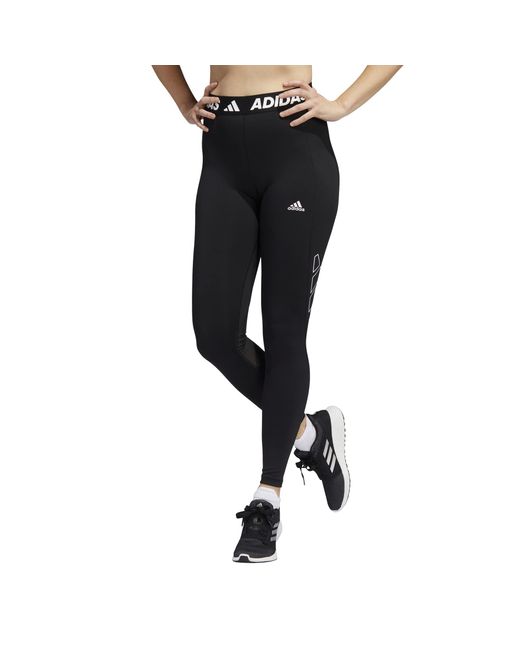 Adidas Black Tf 3bar L T Leggings