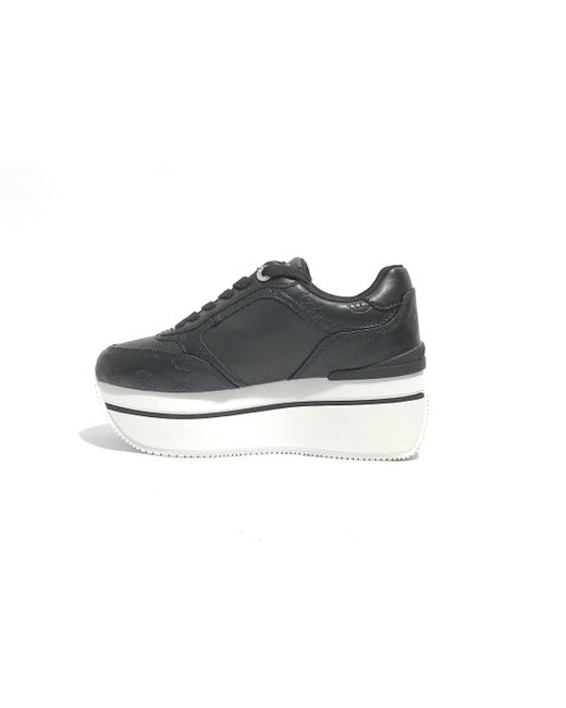 Guess Scarpe Donna Sneaker Camrio Platform Black Multilogo Ds24gu08 Flpcamfal12 41