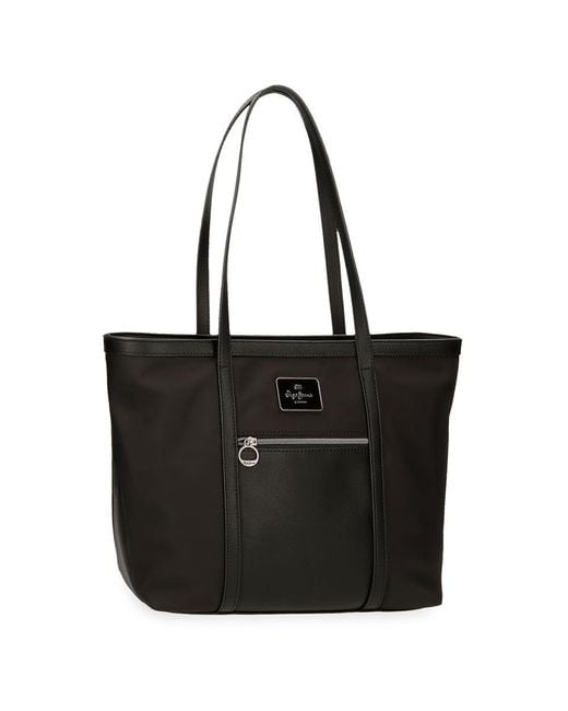 Pepe Jeans Christine Boodschappentas in het Black