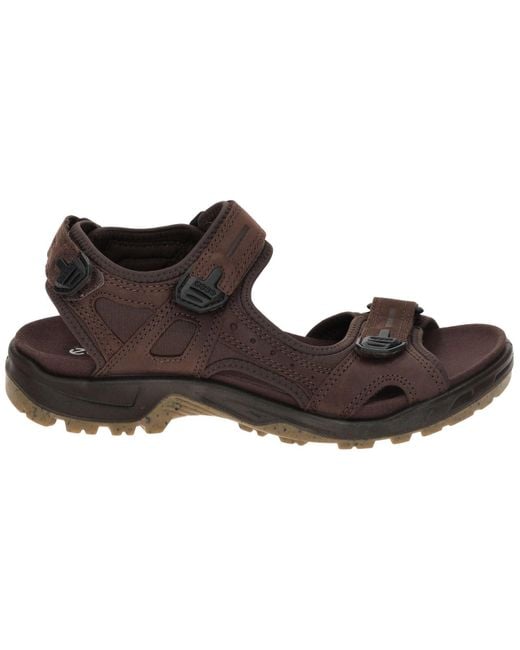 Ecco Brown S Offroad 822184 Nubuck Mocha Sandals 13 Uk for men