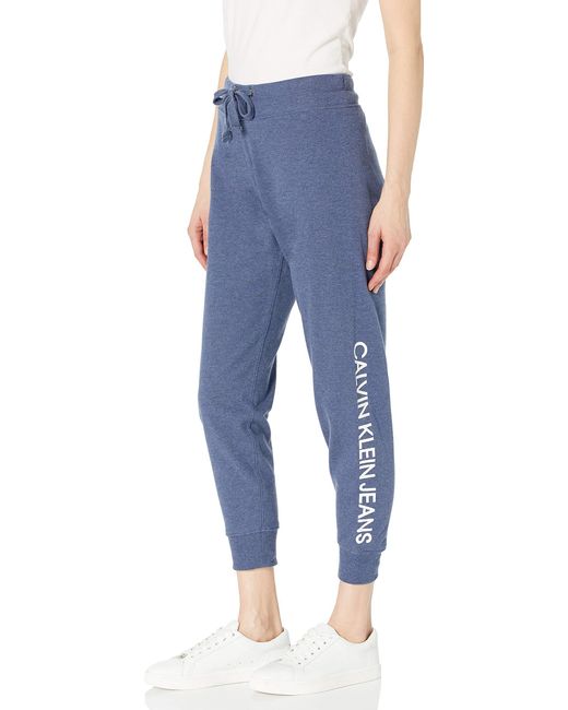 calvin klein sweatpants with logo