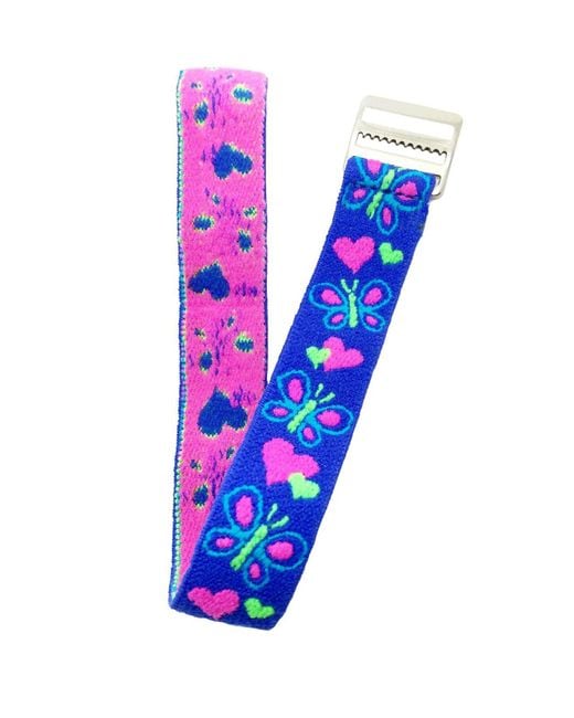Timex Youth T89001 Hearts & Butterflies Replacement Elastc-Fabric Watch Band in Blue für Herren