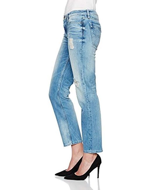 Donna STRAIGHT ANKLE SUKY MBBD Jeans Straight BluTommy Hilfiger in Denim di  colore Blu | Lyst