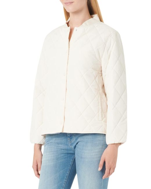 Gant White D1 Quilted Jacket