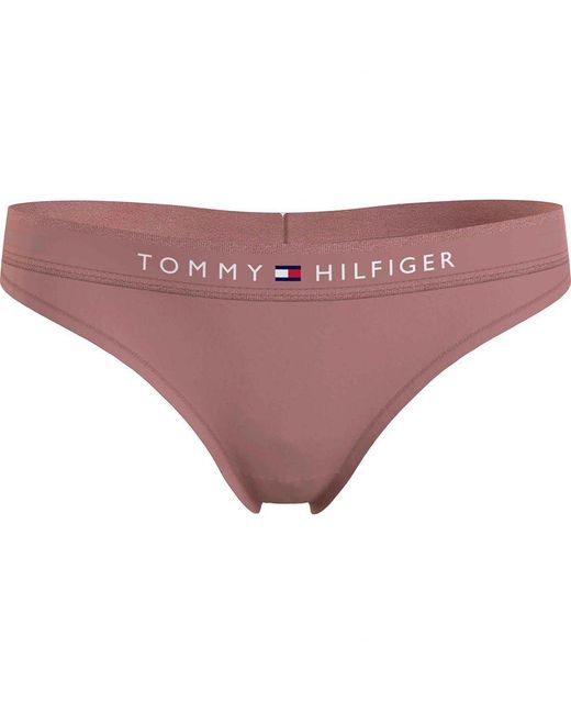Tommy Hilfiger Purple Thong