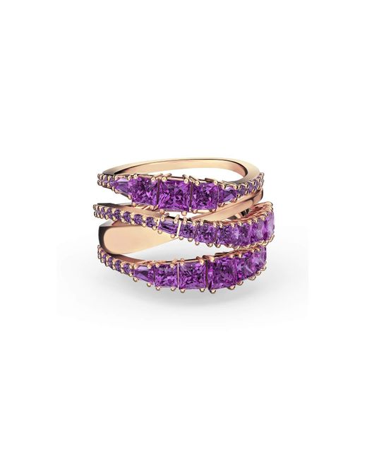 Swarovski Purple Twist Ring 5572720