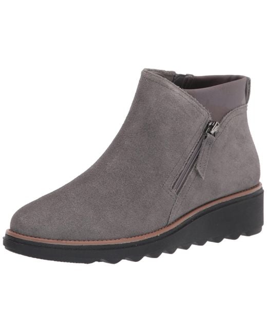 clarks sharon hop wedge bootie