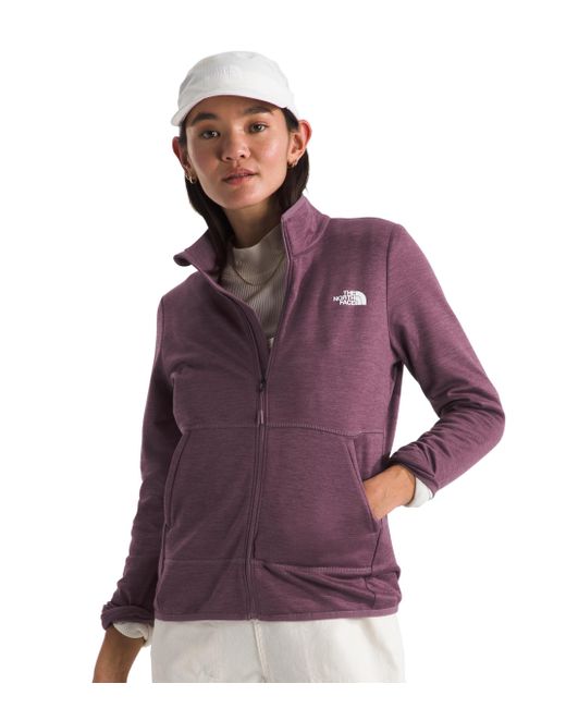 The North Face Canyonlands Full Zip Sweatshirt in Purple Lyst UK