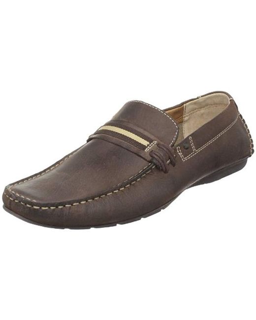 Steve Madden Grab Loafer in Dark Brown 