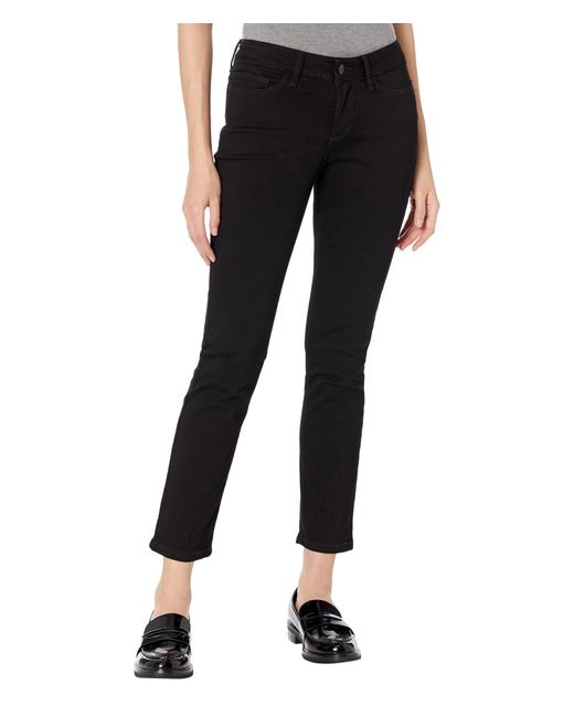 Secretly Shapes Regular Fit Straight Leg Jeans Mid-Rise Black 2 S di Lee Jeans