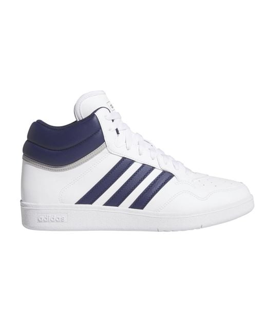 Adidas Blue Hoops 4.0 Mid Top Basketball Shoes Sneaker