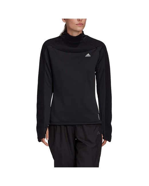 Adidas Black Own The Run Warm Cover-up