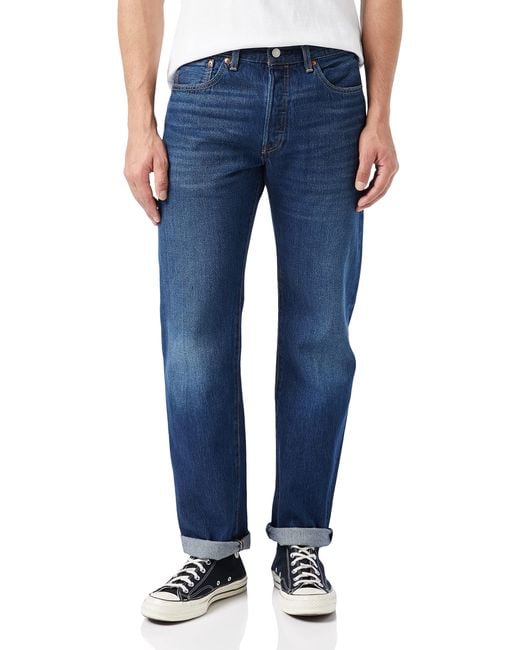 Levi's Blue 501® Original Fit Jeans Strawberry 23 for men