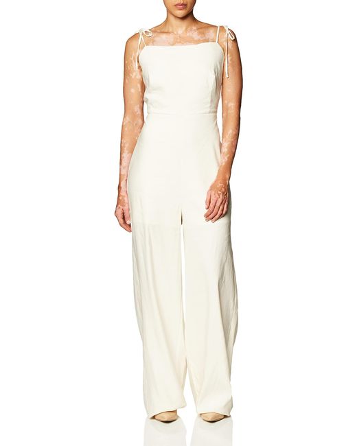 Guess White Factory Kora Backless Jumpsuit