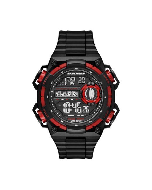 Skechers Sturgess Digital Black Polyurethane Watch for men