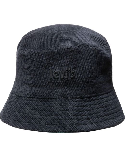 Levi's Blue Reversible Bucket Hat Headgear
