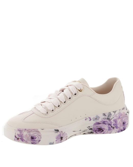 Skechers Pink Cordova Classic-painted Flora Sneaker