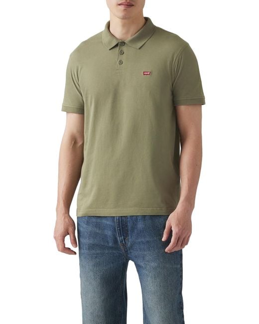 Levis HM Polo Camiseta Levi's de hombre de color Green