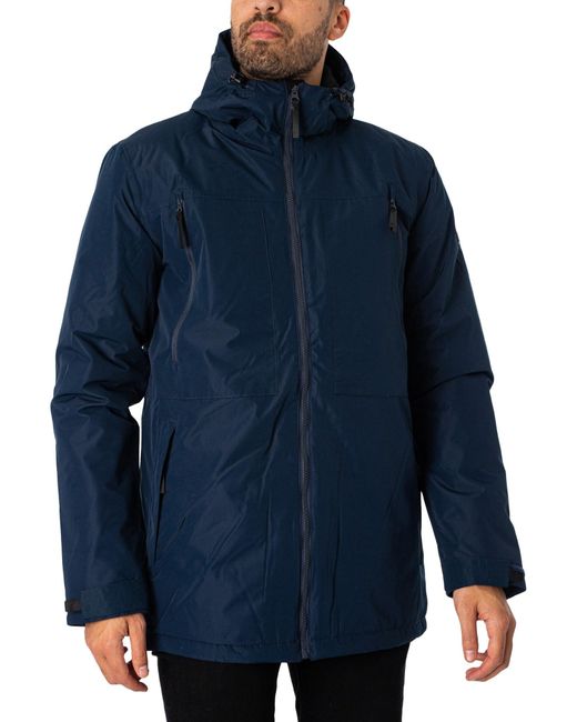 Regatta Blue S Larrick Insulated Waterproof Winter Jacket for men