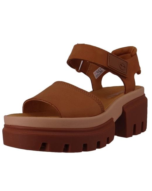 Everleigh Ankle Strap Timberland de color Brown