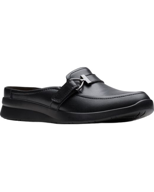 Clarks Black Ellowyn Amelia Mule