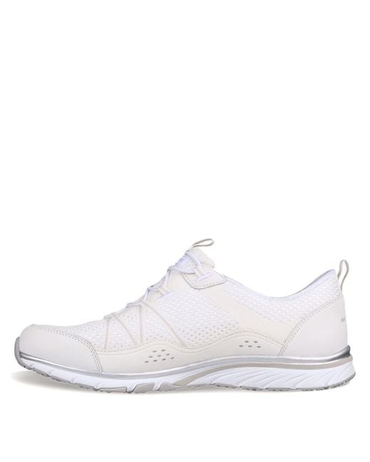 , Gratis Sport Sneaker White Silver 8 M di Skechers