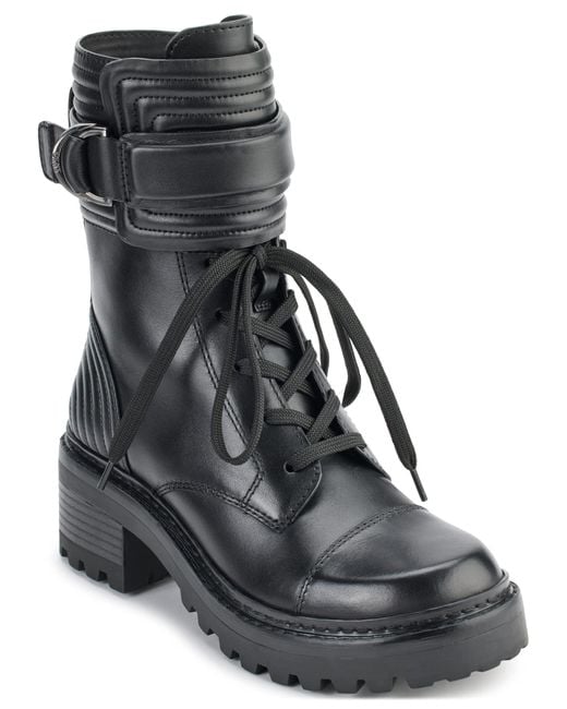 DKNY Black Rick Slip On Chelsea Boot With Stud Details