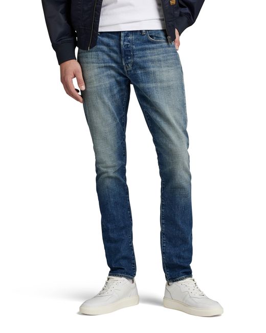 G-Star Rovic Zip 3D Regular Tapered Pants Pantalones G-Star de hombre de color Gray