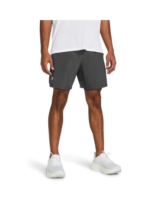 Under Armour Black Launch 2-in-1 7" Shorts for men