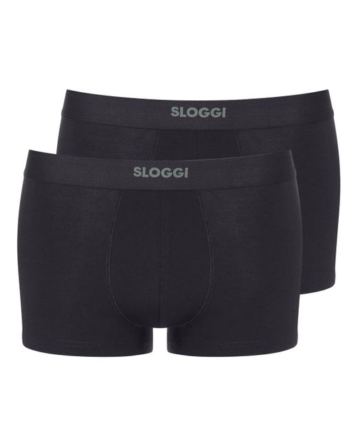 Sloggi Blue Men Ever Ease Hipster 2p Black for men