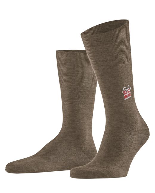 Falke Green Airport Sweet Gift M So Wool Cotton Patterned 1 Pair Socks for men