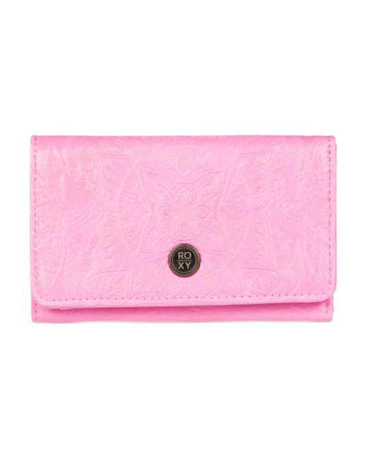 Roxy Pink Tri-fold Wallet For