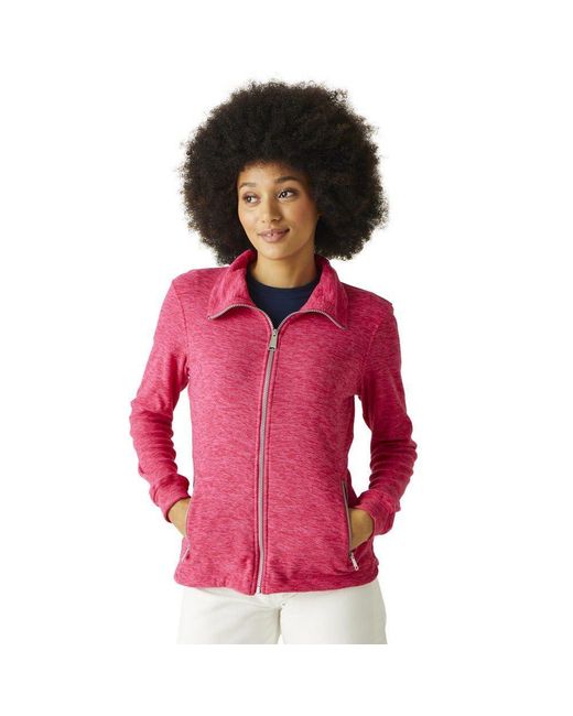 Regatta Pink S Azaelia Breathable Full Zip Fleece Jacket